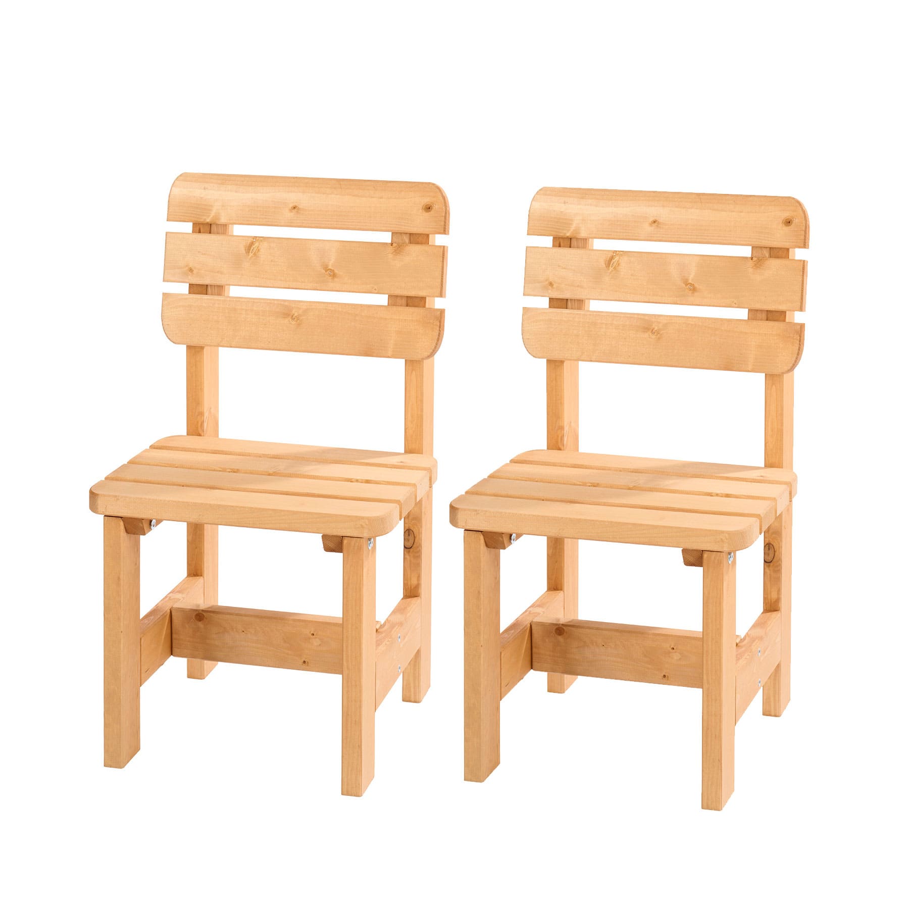 2er-Set Gartenstuhl Robusto honigbraun