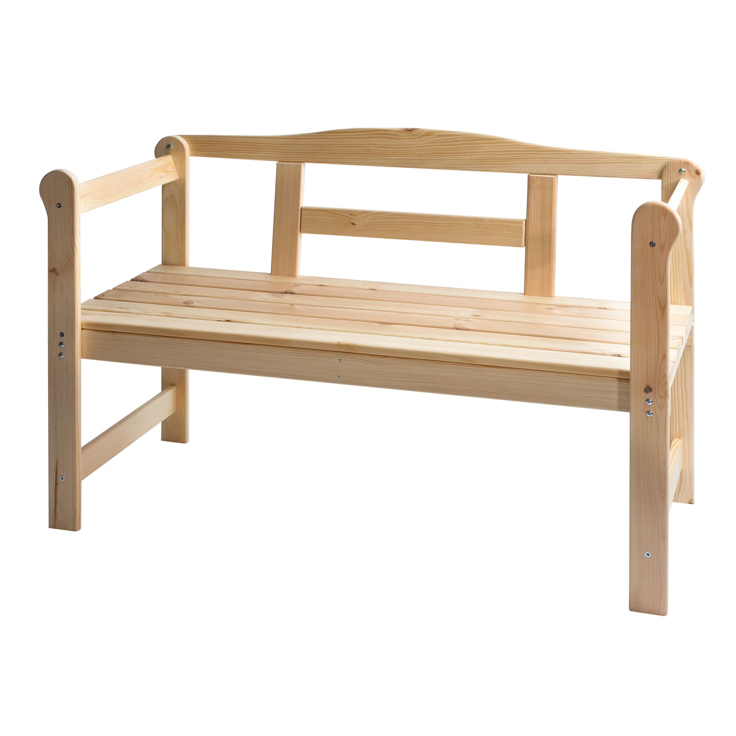 Garten Friesenbank Kiefer massiv 2-Sitzer Garten Friesenbank Kiefer massiv 2-Sitzer