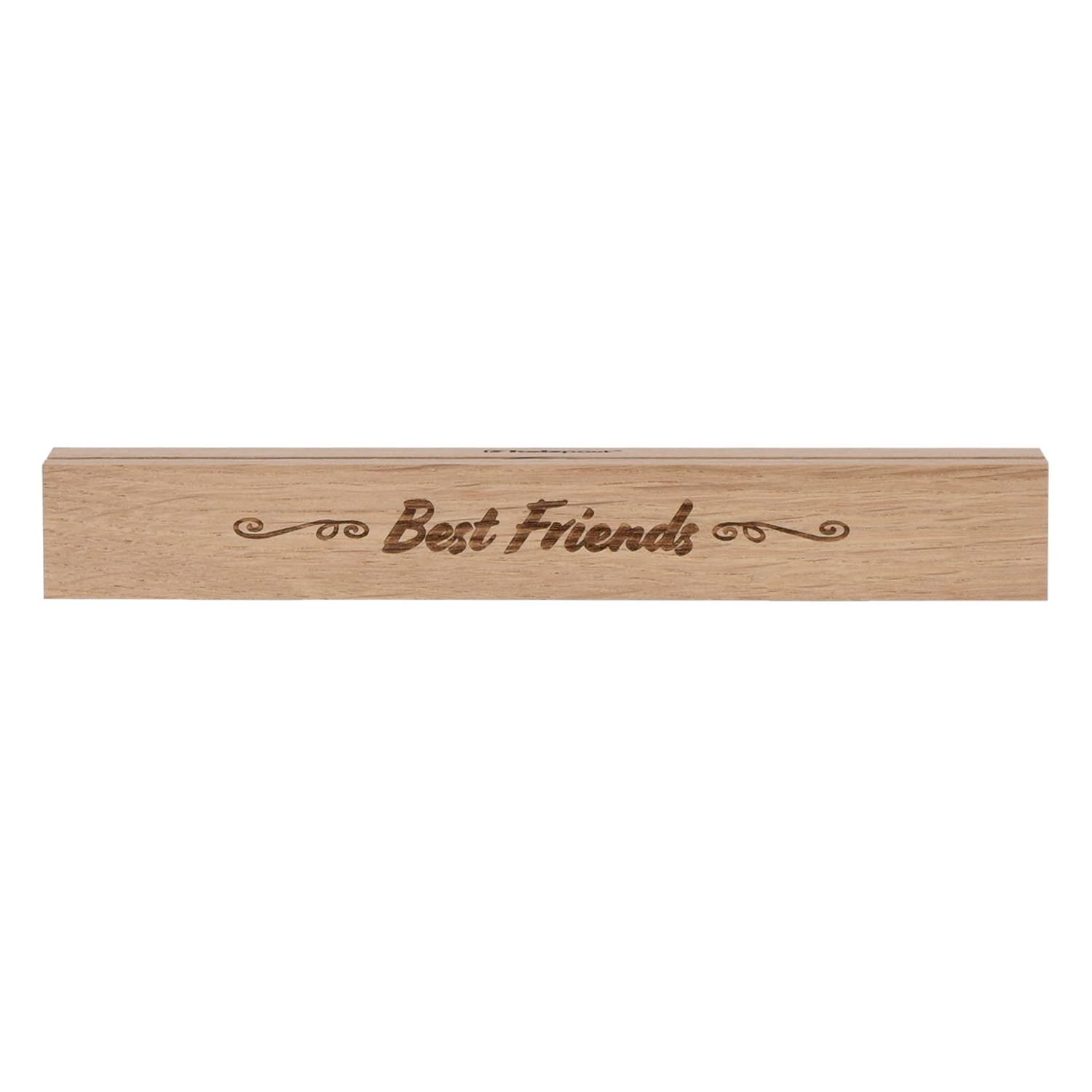 Karten Leiste aus Eiche "Best Friends"