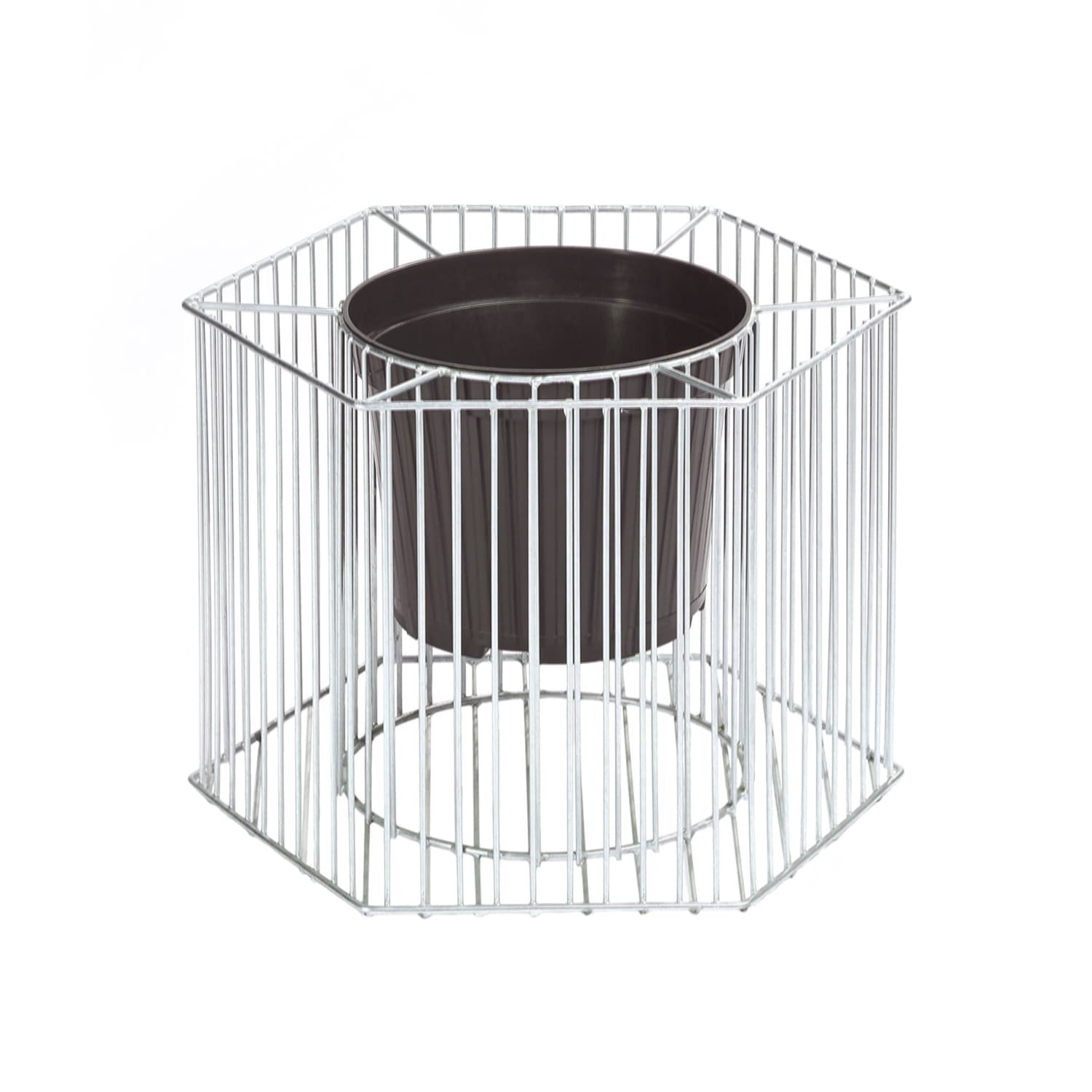 Gabione Pflanzkübel sechseckig Gabione Pflanzkübel sechseckig