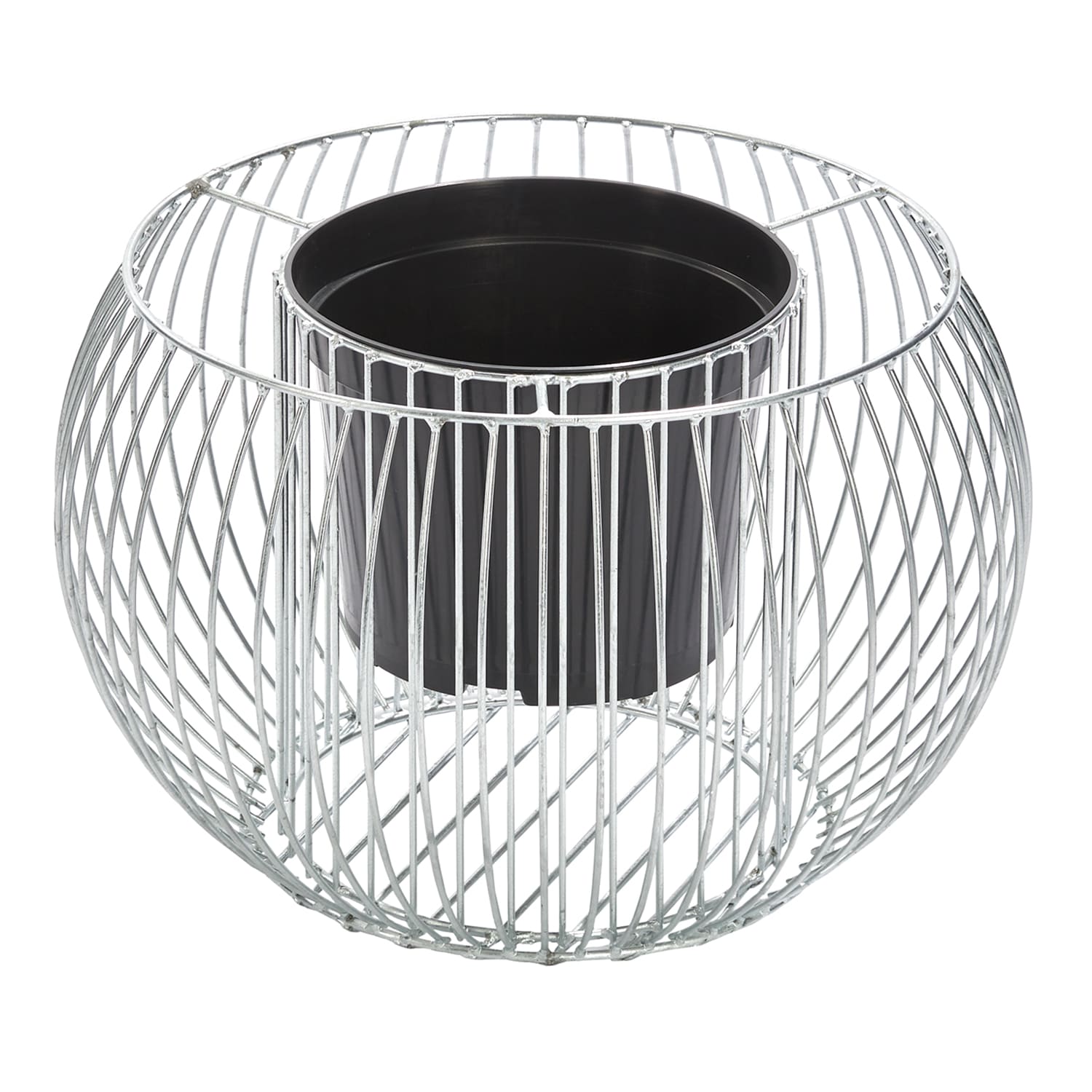 Gabione Pflanzkübel kugelförmig Gabione Pflanzkübel kugelförmig